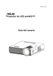 Proyector de LED port&aacute;til P1 Gu&iacute;a del usuario