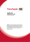 VA705-LED PANTALLA LCD Guía del usuario