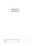 Hydro-Control VI Guía del usuario