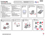 Lexmark 1200 Series Setup Sheet