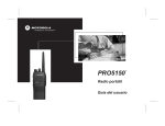 Manual Motorola Pro 5150 Esp