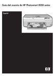 Guía del usuario de HP Photosmart 8200 series