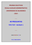 40 Test Bloque 1 - Aux. Admtvos. USAL