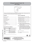 Chicago Faucets E-Tronic™ 20 User Guide