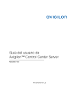 Guía del usuario de Avigilon™ Control Center Server