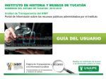 descargar gu&iacute;a del usuario en pdf - Instituto de Historia y Museos de