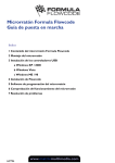 Microrratón Formula Flowcode Guía de puesta en marcha