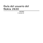 Guía del usuario del Nokia 2630