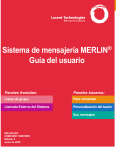 Sistema de mensajería MERLIN® Guía del usuario