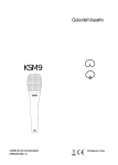 Shure KSM9 User Guide Spanish