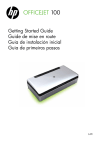 HP Officejet 100 (L411) Getting Started Guide - XLWW