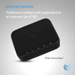 Gu&iacute;a del Usario - Tel&eacute;fono residencial inal&aacute;mbrico e