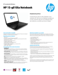 HP 15-g010la Notebook