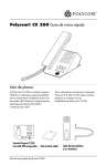 Polycom® CX 200 Guía de inicio rápido Lista de piezas