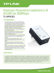 Extensor Powerline Inalámbrico N AV200 de 300Mbps