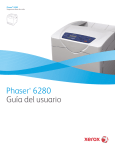 Guía del usuario de la impresora Phaser® 6280