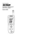 Guía del usuario Sicrómetro + Termómetro IR para