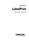 El programa Cyberlink LabelPrint