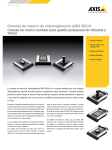 Consola de control de videovigilancia AXIS T8310