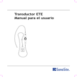 Transductor ETE Manual para el usuario