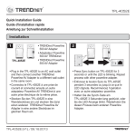TPL-4052E Quick Installation Guide Guide d`installation