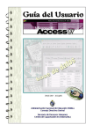Guia del Usuario Operación Access - Indice