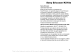 Descargar Manual de Sony Ericsson K510a