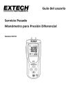 Gu&iacute;a del usuario Servicio Pesado Man&oacute;metro para Presi&oacute;n Diferencial