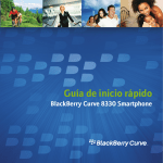 Gu&iacute;a de inicio r&aacute;pido - BlackBerry Curve 8330 Smartphone