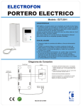 Portero eléctrico “ELECTROFON”