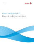 Cómo funciona Eye-Fi Flujos de trabajo descriptivos