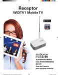 Receptor WIDTV1 Mobile TV Guía del Usuario para equipos Android