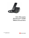 Características del teléfono de escritorio Polycom