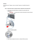Problema El mensaje de error "Apague y vuelva a encender