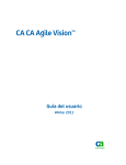 Guía del usuario de CA CA Agile Vision