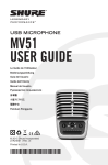 MOTIV MV51 User Guide (Spanish)