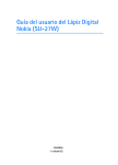 Guía del usuario del Lápiz Digital Nokia (SU-27W)