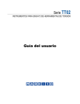 Serie TT02 Guía del usuario - Mark-10