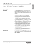 Instruction Bulletin Wiser™ EER58000