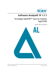 Software Analyst® TF 1.7.1 Tecnología SelexION™ para