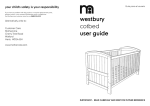 westbury cotbed user guide