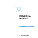 Agilent U1251B y U1252B Multímetro digital portátil