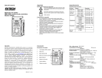 Guía del usuario Multímetro de bolsillo MMD 4000 cuentas escala