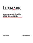 Lexmark X215 MFP Guía del usuario