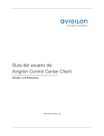 Guía del usuario de Avigilon Control Center Client