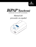 BiPAP Synchrony, sistema de ventilación y soporte - TR-KinE