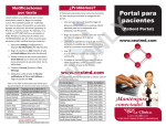 Portal para pacientes