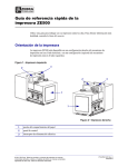 Guía de referencia rápida de la impresora ZE500
