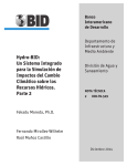 Hydro-BID: Un Sistema Integrado para la Simulación de