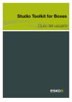 Studio Toolkit for Boxes Guía del usuario